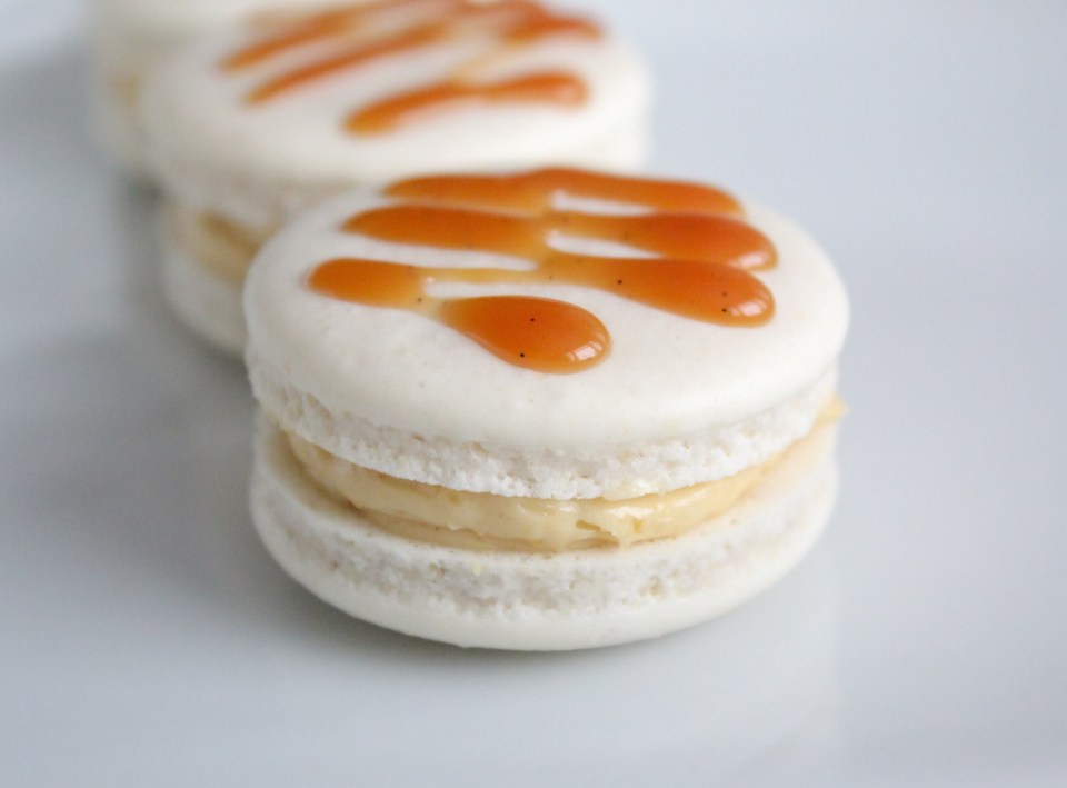 Peanut Salted Caramel Macarons