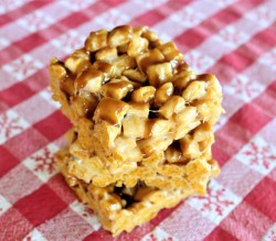 homemade rice krispies, captain crunch krispie bars, butterscotch recipe