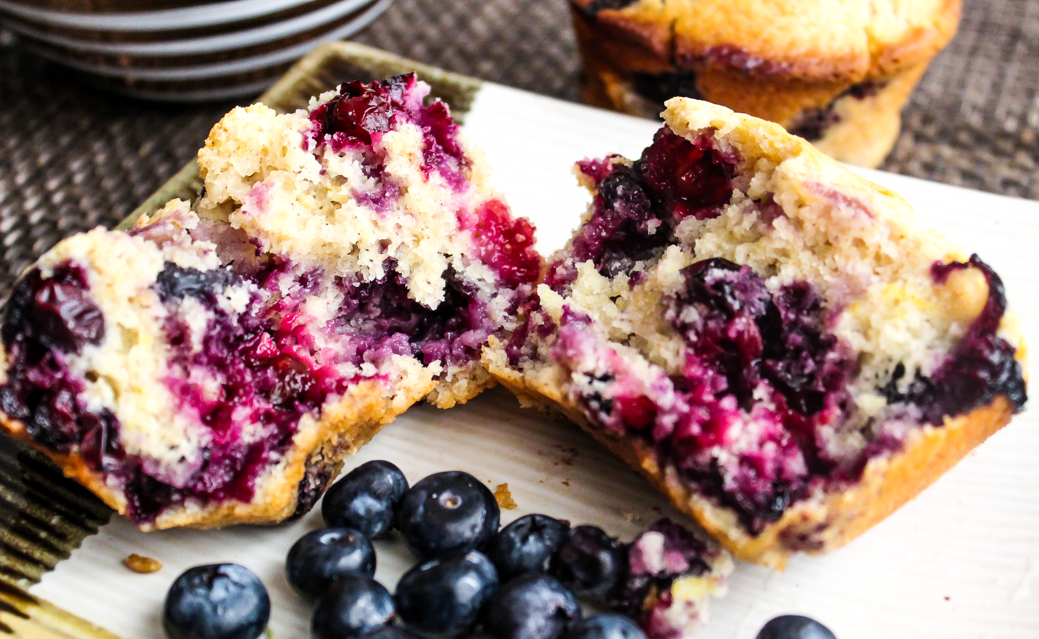 jumbo blueberry lemon ginger bakery-style muffin recipe